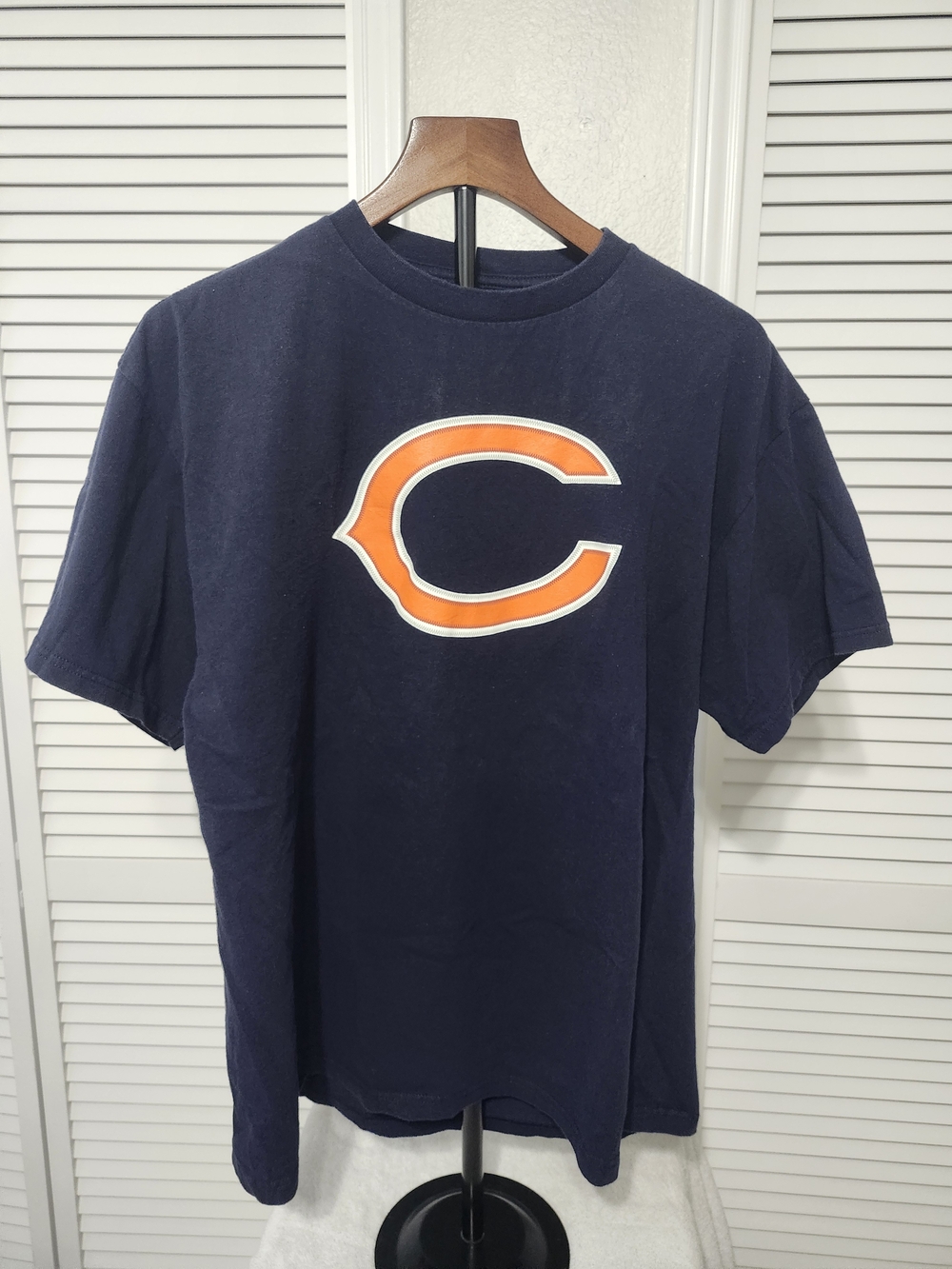 NFL Navy T-Shirt with Orange Logo